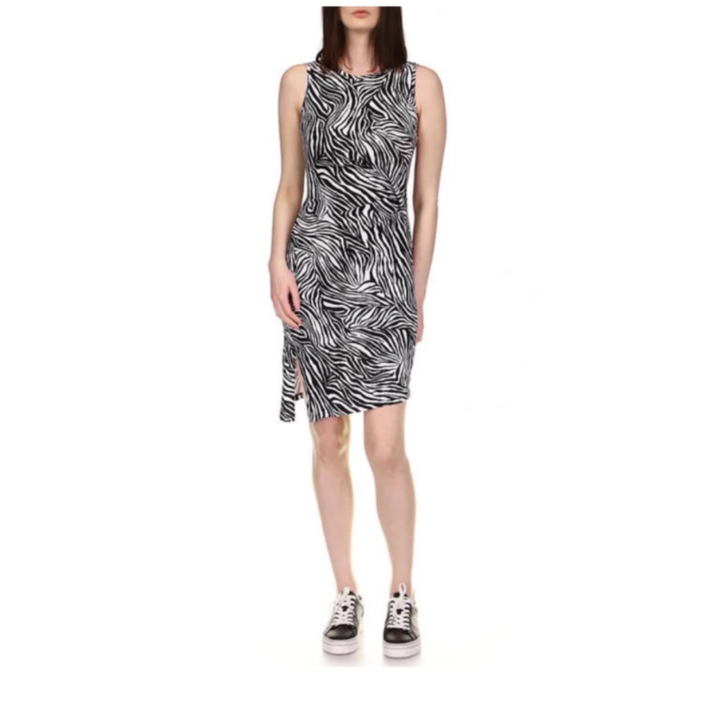 MICHAEL by Michael Kors black and white dress